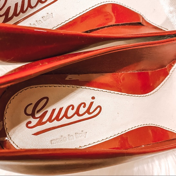 🍒Authentic Gucci Patent Leather Pumps💄 - Picture 9 of 10